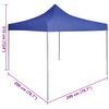 vidaXL Tenda Party Blu 200 x 200 x 315 cm Tessuto Oxford