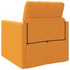 vidaXL Divano Letto da Terra 2 in 1 Giallo Scuro 112x174x55 cm Tessuto