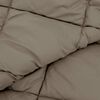 vidaXL Duvet Invernale Grigio chiaro 155 x 220 cm Microfibra