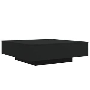 vidaXL Tavolino da Salotto Nero 100x100x31 cm in Legno Multistrato