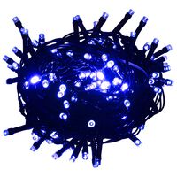 vidaXL Stringa LED con 150 Luci LED Blu 15 m in PVC