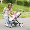 Smoby Passeggino Giocattolo Sportivo Bambole Gemelle Maxi-Cosi Rosa