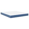 vidaXL Materasso da Letto con materasso Blu 180 x 200 cm Tessuto