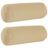 vidaXL Federa 2 pcs HEERLEN Beige &Oslash; 15 x 40 cm Poliestere