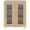 vidaXL Credenza Rovere Sonoma 69,5x34x90 cm in Legno Multistrato
