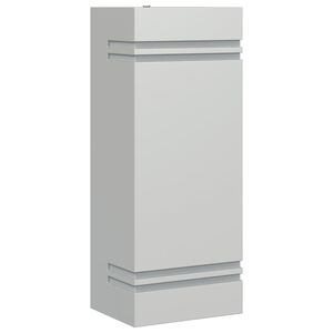 vidaXL Applique da Esterno Argento in Acciaio Inossidabile
