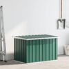 vidaXL Baule da giardino verde 109x67x65 cm