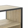 vidaXL Mobile TV Rovere Sonoma 100x31x39,5cm Legno Multistrato Metallo