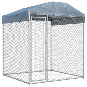 vidaXL Canile da Esterno con Tetto 193x193x225 cm