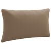 vidaXL Cuscino per schienale PUTTEN 100% Poliestere Tortora