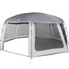 vidaXL Tenda da piscina con Patta Rimovibile&Pareti in Rete 690x690 cm