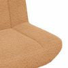 vidaXL Sedia girevole Beige 63 x 75 x 76 cm Pelle di Pecora