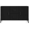 vidaXL Credenza Nera 100x36x60 cm in Legno Multistrato