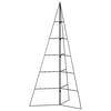 vidaXL Albero di Natale Decorativo in Metallo Nero 100 cm