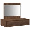 vidaXL Tavolo da Trucco Marrone 83 x 40 x 70 cm Legno multistrato