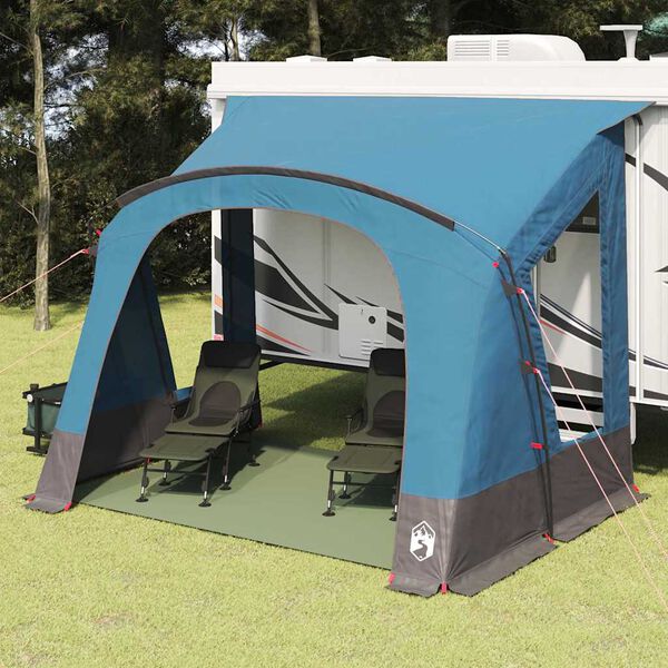 vidaXL Tenda per Caravan con tetto Blu 252 x 245 x 245 cm