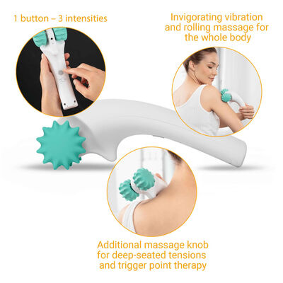 Medisana Massaggiatore a Rulli Manuale HM 630 Verde e Bianco
