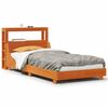 vidaXL Letto senza Materasso Marrone Cera 100x200 cm in Legno di Pino