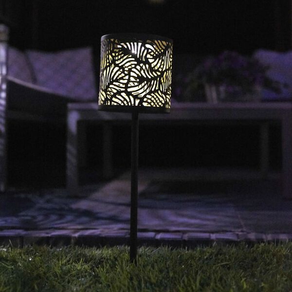 Luxform Lampione Solare a LED da Giardino Forest
