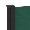 vidaXL Tenda da Sole Laterale Retrattile Verde Scuro 100x300 cm