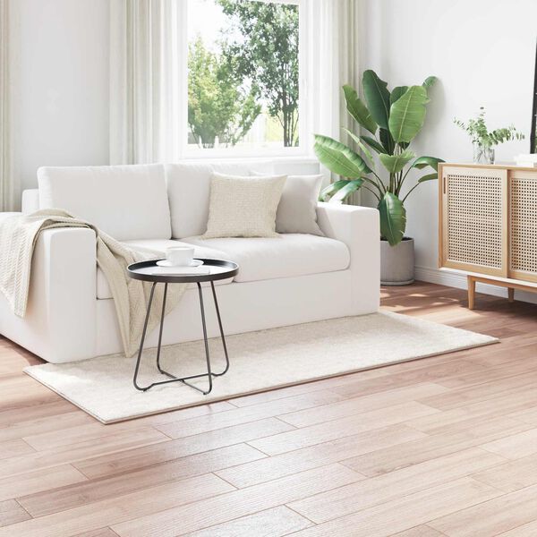 vidaXL Tappeti per area Rettangolare Crema 150 x 80 cm