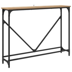 vidaXL Tavolo consolle Rovere artigianale 102 x 23 x 75 cm