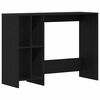 vidaXL Scrivania Rovere Nero Legno ingegnerizzato 102,5 x 35 x 75 cm
