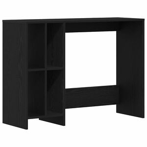 vidaXL Scrivania Rovere Nero Legno ingegnerizzato 102,5 x 35 x 75 cm
