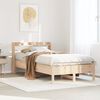 vidaXL Letto senza Materasso 75x190 cm in Legno Massello Pino