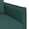 vidaXL Set di divani 2 pcs Verde Scuro 196 x 82 x 85 cm Tessuto