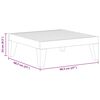 vidaXL Tavolo da Giardino 68,5x68,5x24 cm in Legno Massello di Acacia