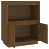 vidaXL Credenza Marrone Ambra 60x34x75 cm in Legno Massello di Pino