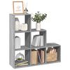 vidaXL Libreria Divisorio 3Ripiani Grigio Sonoma 99x29x99cm Truciolato