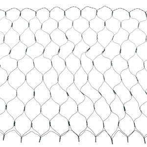 vidaXL Rete Led Verde Scuro