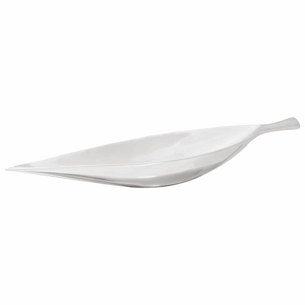 vidaXL Cesto di frutta Argento 60 x 15 x 8 cm Alluminio