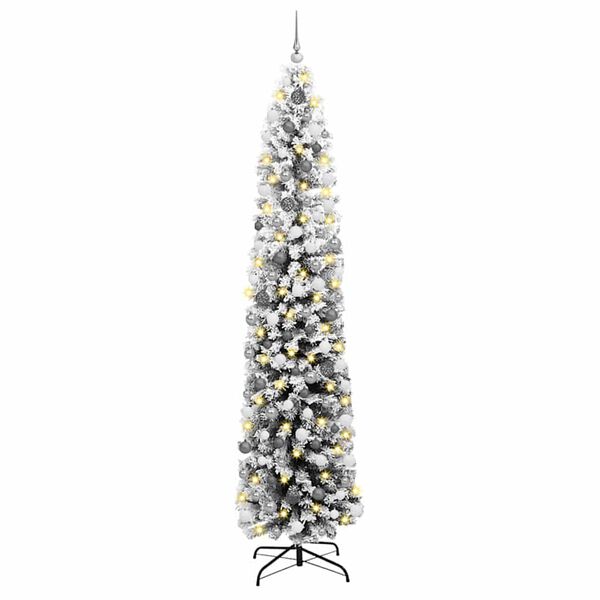 vidaXL Albero di Natale artificiale con 300 LED Verde 240 cm