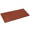 vidaXL Pietra da Passo 6 pcs Rosso 60,5 x 25 x 2 cm Gomma