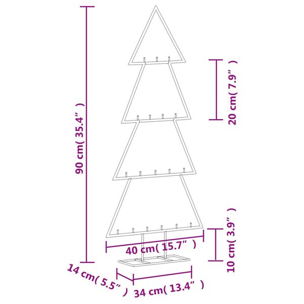 Albero Di Natale In Metallo VidaXL: Minimalismo Elegante Per Le Tue Feste