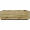 vidaXL Fioriera da Giardino 80x80x26,5 cm in Legno di Pino Impregnato
