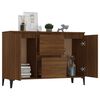 vidaXL Credenza Rovere Marrone 102x35x70 cm in Legno Ingegnerizzato