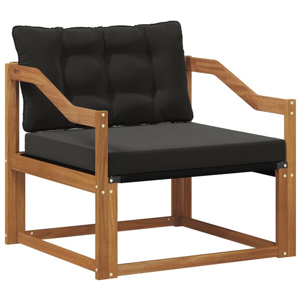 vidaXL Set di divani da esterno Legno di Acacia Massello e Textilene