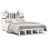 vidaXL Letto Libreria senza Materasso Bianco 140x190 cm Legno di Pino