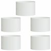 vidaXL Anello per vaso 5 pcs Bianco 30 x 30 x 20 cm
