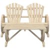 vidaXL Set Salotto da Giardino 2 pz in Legno Massello di Abete