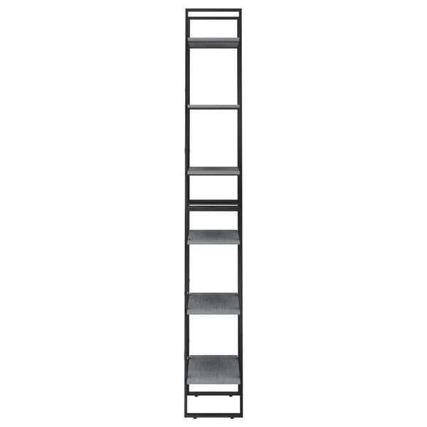 vidaXL Scaffale Grigio 60x30x210 cm in Legno Massello di Pino