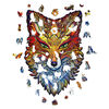 UNIDRAGON Puzzle in Legno 197 pz Fiery Fox Medio 22x32 cm