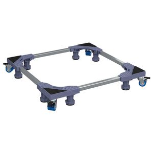 vidaXL Base per lavatrice Grigio 66 x 66 x 12 cm Acciaio inossidabile