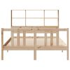vidaXL Letto Libreria senza Materasso 120x200cm Legno Massello di Pino