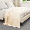 vidaXL Coperte da Pile 24 pcs Crema 170 x 130 cm Panno