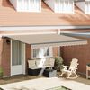 vidaXL Tenda Retrattile Beige 400 &times; 300 cm Poliestere e Acciaio